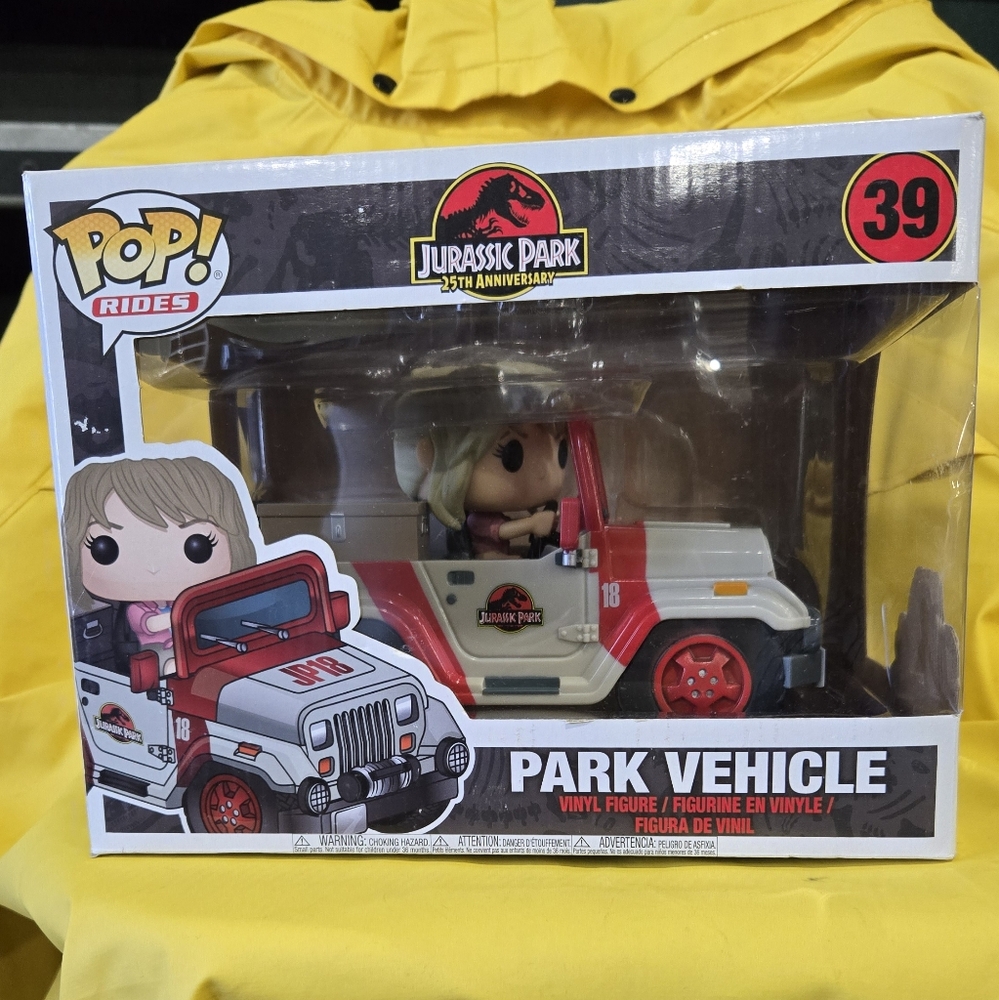 Jurassic Park Jeep/Ellie Sattler 25th Anniversary LIMITED Funko Pop